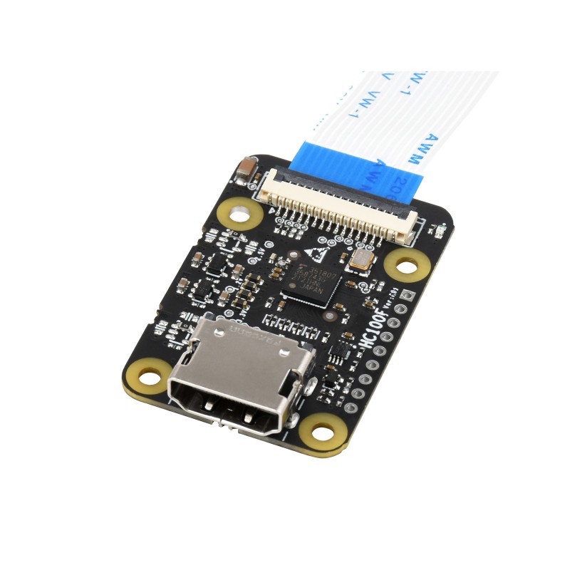 An HDMI-to-CSI adapter with a TC358743 bridge